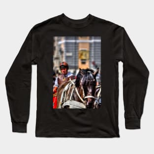 Centurion And His Chariot Long Sleeve T-Shirt